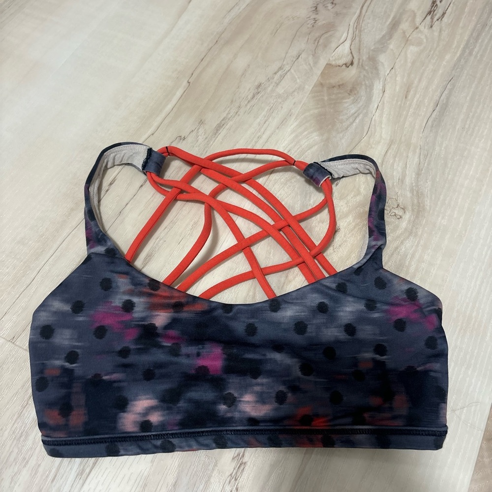 Lululemon Strappy Polka Dot Bra